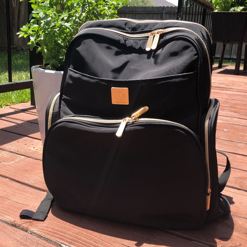 ErgoBaby Anywhere I Go Diaper Backpack in Black